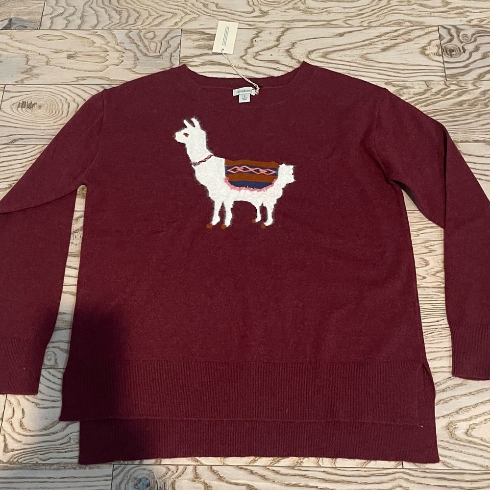 Sundance, Laid Back Llama Sweater, Wool Blend, Size S, New With Tags